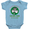 silver shamrock Baby Onesie