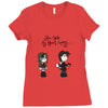you stole my heart 3 Ladies Fitted T-Shirt