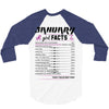 January Girl Facts Capricorn 3/4 Sleeve Shirt