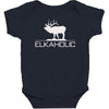 christmas gift elkaholic Baby Bodysuit