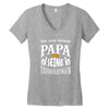 papa   tatowierungen Women's V-Neck T-Shirt