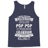 Super Cool Pop Pop Of A Freaking Awesome Grandson Tank Top