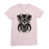 demon wolf Ladies Fitted T-Shirt