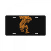 the thing License Plate