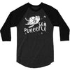 sea turtle cat 3/4 Sleeve Shirt