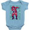 santa claus dabbing Baby Bodysuit