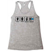 rock paper scissors hadouken Racerback Tank