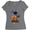 who loves bassets Women's Triblend Scoop T-shirt