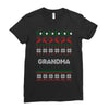 ugly christmas grandma Ladies Fitted T-Shirt