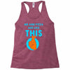me and pizza are like this Racerback Tank