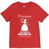 Princesses Are Born In March V-Neck Tee