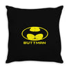 buttman Throw Pillow