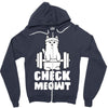 gym cat workout Zipper Hoodie