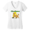 obedience Women's V-Neck T-Shirt