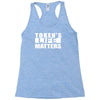 tokens life matters Racerback Tank
