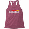 Fire White Racerback Tank