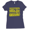 i hope i dont black out because this is awesome Ladies Fitted T-Shirt