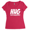 hug machine funny joke Women's Triblend Scoop T-shirt