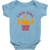 This Girl Loves Her Lhasa Apso Baby Onesie
