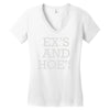 ex's and hoe's Women's V-Neck T-Shirt