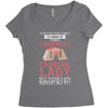 camping lady Women's Triblend Scoop T-shirt
