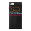 neon sign california republic flag bear iPhone 7 Case
