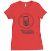 no cell phones Ladies Fitted T-Shirt