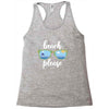 Beach Please Racerback Tank