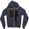 you are here Zipper Hoodie