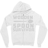 wooden spoon survivor Zipper Hoodie
