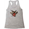 sailor jerry tattoo art military mermaid Racerback Tank