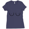 boobs boob Ladies Fitted T-Shirt
