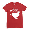 chiken butt Ladies Fitted T-Shirt