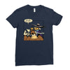 duck slap! Ladies Fitted T-Shirt