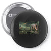 dinosaur attack Pin-back button