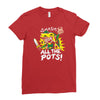 smash all the pots clearance Ladies Fitted T-Shirt