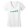 evolution of turtles Women's V-Neck T-Shirt