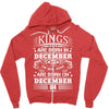 Real Kings Are Born On December 4 Zipper Hoodie