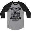 Super Cool Stepdad Of A Freaking Awesome Granddaughter 3/4 Sleeve Shirt