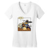 duck slap! Women's V-Neck T-Shirt