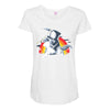 death is magic Maternity Scoop Neck T-shirt