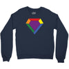 Rainbow LGBT Diamond Crewneck Sweatshirt