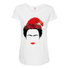frida kahlo christmas Maternity Scoop Neck T-shirt
