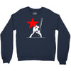he clash inspired long sleeve Crewneck Sweatshirt