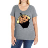trump's brain Ladies Curvy T-Shirt