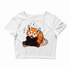 red fox 5 Crop Top