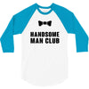 Handsome Man Club Bow Tie 3/4 Sleeve Shirt