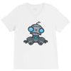 sad robot V-Neck Tee