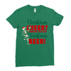 christmas cheer i thought you said christmas beer Ladies Fitted T-Shirt