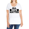 all reps matter Ladies Curvy T-Shirt